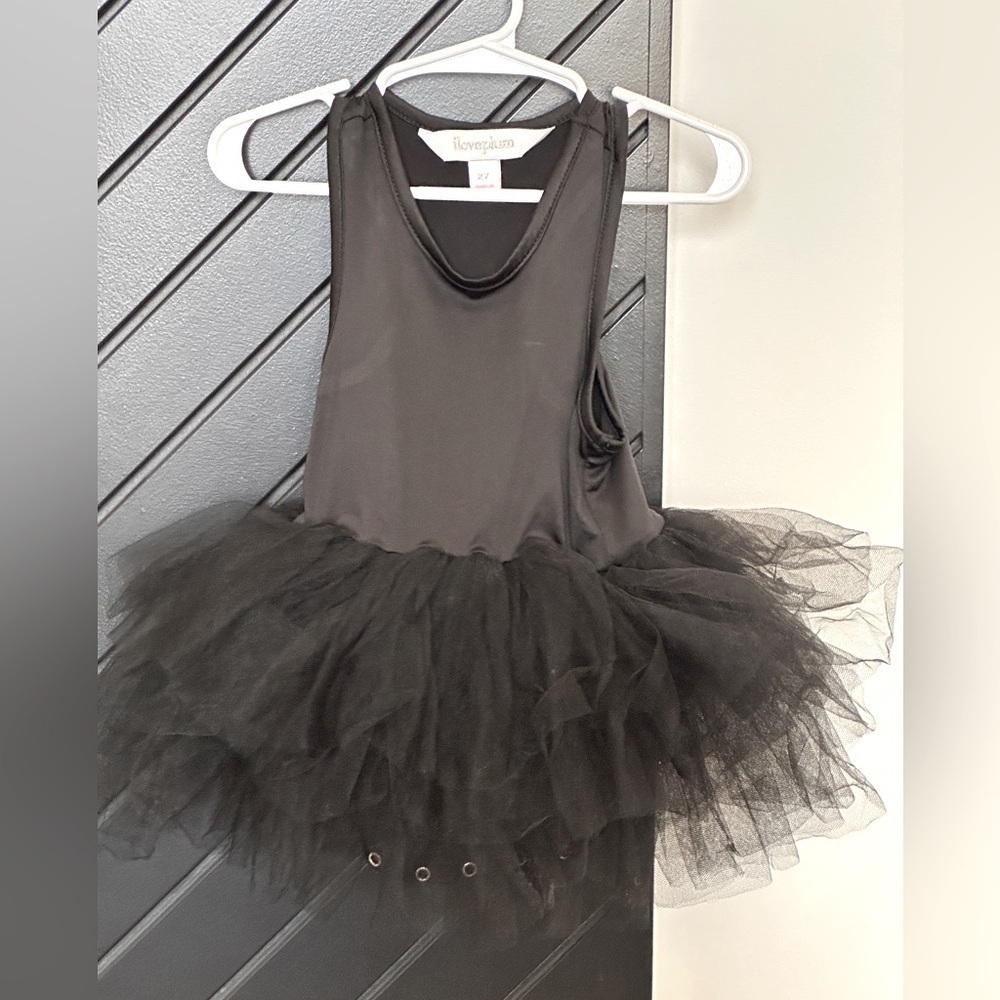 2T black tutu dress from “I love Plum”. Great condition!